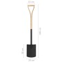 Garden shovel with YD steel and ash wood handle by vidaXL, Shovels and picks - Ref: Foro24-146140, Price: 22,99 €, Discount: %