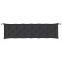 Garden bench cushion in black Oxford fabric 200x50x7 cm by vidaXL, Cushions for chairs and sofas - Ref: Foro24-361647, Price:...