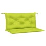 Garden bench cushions 2 pcs bright green 100x50x7 cm by vidaXL, Cushions for chairs and sofas - Ref: Foro24-361670, Price: 43...