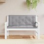 Garden bench cushions 2 pcs gray Oxford fabric 120x50x7 cm by vidaXL, Cushions for chairs and sofas - Ref: Foro24-361679, Pri...