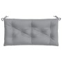 Garden bench cushion in gray Oxford fabric 110x50x7 cm by vidaXL, Cushions for chairs and sofas - Ref: Foro24-361812, Price: ...