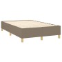 Cama box spring con colchón tela gris taupe 120x190 cm de vidaXL, Camas y somieres - Ref: Foro24-3269955, Precio: 445,99 €, D...