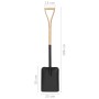 Garden shovel with YD steel handle and ash wood. by vidaXL, Shovels and picks - Ref: Foro24-146138, Price: 32,15 €, Discount: %