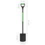 Garden shovel with steel D-grip by vidaXL, Shovels and picks - Ref: Foro24-146132, Price: 28,99 €, Discount: %