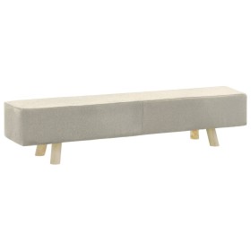 Cream fabric stool 120x28x26 cm by vidaXL, Ottomans - Ref: Foro24-288045, Price: 75,99 €, Discount: %