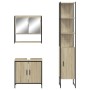 3-piece bathroom furniture set made of Sonoma oak plywood. by vidaXL, Bathroom furniture - Ref: Foro24-3214681, Price: 201,05...