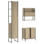 3-piece bathroom furniture set made of Sonoma oak plywood. by vidaXL, Bathroom furniture - Ref: Foro24-3214681, Price: 201,05...