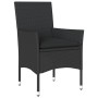 Garden armchairs with cushions 2 pcs black synthetic rattan by vidaXL, Garden chairs - Ref: Foro24-368109, Price: 129,83 €, D...