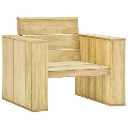 Garden chair made of impregnated pine wood 89x76x76 cm by vidaXL, Garden chairs - Ref: Foro24-49036, Price: 95,99 €, Discount: %