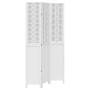 Three-panel solid Paulownia wood room divider screen in white. by vidaXL, Room dividers - Ref: Foro24-358720, Price: 98,28 €,...