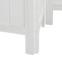 Three-panel solid Paulownia wood room divider screen in white. by vidaXL, Room dividers - Ref: Foro24-358720, Price: 98,28 €,...