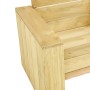 Silla de jardín de madera de pino impregnada 89x76x76 cm de vidaXL, Sillas de jardín - Ref: Foro24-49036, Precio: 103,66 €, D...