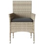 Garden armchairs with cushions 2 pcs synthetic rattan gray by vidaXL, Garden chairs - Ref: Foro24-368114, Price: 121,86 €, Di...