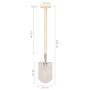 Garden Spiked Shovel with T-Grip Stainless Steel and Ash by vidaXL, Shovels and picks - Ref: Foro24-146147, Price: 41,79 €, D...