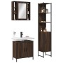 3-piece bathroom furniture set made of brown oak plywood by vidaXL, Bathroom furniture - Ref: Foro24-3214744, Price: 206,78 €...