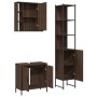 3-piece bathroom furniture set made of brown oak plywood by vidaXL, Bathroom furniture - Ref: Foro24-3214744, Price: 206,78 €...