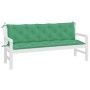 Gartenbankkissen 2 Stück grüner Oxford Stoff 180x50x7 cm von vidaXL, Kissen für Stühle und Sofas - Ref: Foro24-361721, Preis:...