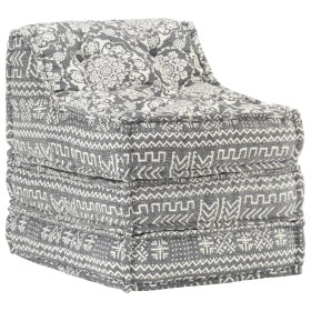 Modular light gray fabric pouf by vidaXL, Cushions for chairs and sofas - Ref: Foro24-287715, Price: 126,49 €, Discount: %