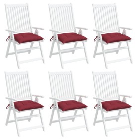 Garden pallet cushions 6 pcs Oxford red wine 50x50x7 cm by vidaXL, Cushions for chairs and sofas - Ref: Foro24-361536, Price:...