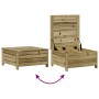 Garden furniture set 4 pieces and cushions made of impregnated pine wood by vidaXL, Garden sets - Ref: Foro24-3250783, Price:...