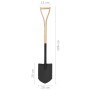 Garden spike shovel with YD steel and ash grip by vidaXL, Shovels and picks - Ref: Foro24-146139, Price: 25,79 €, Discount: %