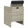 Garden armchairs with 4 light gray synthetic rattan cushions by vidaXL, Garden chairs - Ref: Foro24-364937, Price: 224,48 €, ...