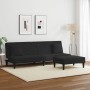 Set von Sofas mit 2 Stück schwarzen Samtkissen von vidaXL, Sofas - Ref: Foro24-3216265, Preis: 289,13 €, Rabatt: %