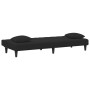 2-piece black velvet sofa set with cushions by vidaXL, Sofas - Ref: Foro24-3216265, Price: 289,13 €, Discount: %