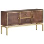 Sideboard aus massivem Mangoholz 120x29x60 cm von vidaXL, Sideboards - Ref: Foro24-287759, Preis: 222,62 €, Rabatt: %