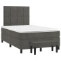 Cama box spring con colchón terciopelo gris oscuro 120x190 cm de vidaXL, Camas y somieres - Ref: Foro24-3270470, Precio: 441,...