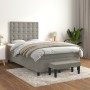 Cama box spring con colchón terciopelo gris claro 120x190 cm de vidaXL, Camas y somieres - Ref: Foro24-3270493, Precio: 453,4...