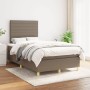 Box spring bed with taupe gray fabric mattress 120x190 cm by vidaXL, Beds and slatted bases - Ref: Foro24-3269941, Price: 411...