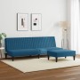 Set aus 2-teiligen Sofas aus blauem Samt von vidaXL, Sofas - Ref: Foro24-3216273, Preis: 275,87 €, Rabatt: %