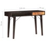 Mesa consola de madera maciza reciclada 118x35x76 cm de vidaXL, Mesas auxiliares - Ref: Foro24-287858, Precio: 138,34 €, Desc...