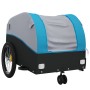 Fahrradanhänger aus schwarzem und blauem Eisen 30 kg von vidaXL, Fahrradanhänger - Ref: Foro24-94142, Preis: 82,99 €, Rabatt: %