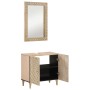 Conjunto de muebles de baño 2 piezas madera maciza de mango de vidaXL, Muebles de baño - Ref: Foro24-3206317, Precio: 193,55 ...