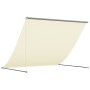 Toldo retráctil de tela y acero crema 250x150 cm de vidaXL, Toldos - Ref: Foro24-368760, Precio: 55,81 €, Descuento: %