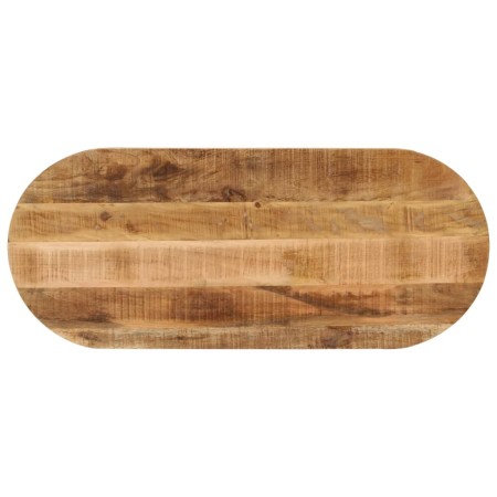 Oval solid mango wood rough table top 90x40x3.8 cm by vidaXL, Table tops - Ref: Foro24-370113, Price: 58,15 €, Discount: %