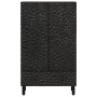 Aparador alto madera maciza de mango negro 60x33x100 cm de vidaXL, Aparadores - Ref: Foro24-356849, Precio: 274,60 €, Descuen...