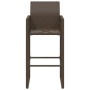 Garden high stools 2 units synthetic brown rattan by vidaXL, Garden chairs - Ref: Foro24-368703, Price: 141,17 €, Discount: %