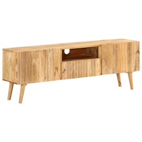 Mueble de TV de madera maciza de mango 140x30x49 cm de vidaXL, Muebles TV - Ref: Foro24-287745, Precio: 284,99 €, Descuento: %