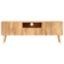 Solid mango wood TV cabinet 140x30x49 cm by vidaXL, TV Furniture - Ref: Foro24-287745, Price: 284,77 €, Discount: %