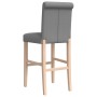 High stools 2 units solid rubber wood and fabric by vidaXL, Kitchen stools - Ref: Foro24-4006214, Price: 111,99 €, Discount: %