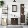 3-piece bathroom furniture set made of brown oak plywood by vidaXL, Bathroom furniture - Ref: Foro24-3214799, Price: 166,30 €...