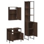 3-piece bathroom furniture set made of brown oak plywood by vidaXL, Bathroom furniture - Ref: Foro24-3214799, Price: 166,30 €...