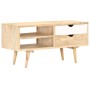 Solid mango wood TV cabinet 90x35x45 cm by vidaXL, TV Furniture - Ref: Foro24-287886, Price: 152,99 €, Discount: %