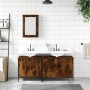 3-piece bathroom furniture set made of smoked oak plywood by vidaXL, Bathroom furniture - Ref: Foro24-3214792, Price: 164,96 ...