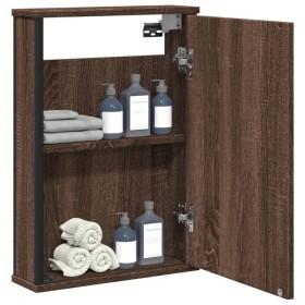 Badezimmer-Spiegelschrank braunes Eichenholz 42x12x60 cm von vidaXL, Schminktische - Ref: Foro24-842435, Preis: 48,41 €, Raba...