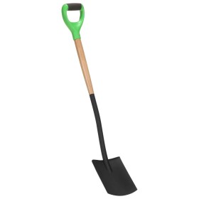 Steel and hardwood D-grip garden shovel by vidaXL, Shovels and picks - Ref: Foro24-146144, Price: 23,99 €, Discount: %