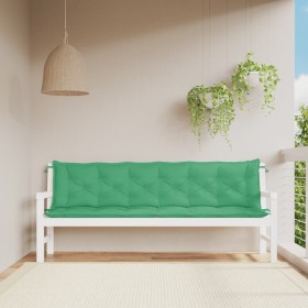 Garden bench cushions 2 pcs green Oxford fabric 200x50x7 cm by vidaXL, Cushions for chairs and sofas - Ref: Foro24-361740, Pr...